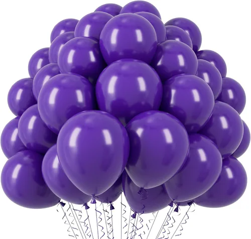 Miniatura 186 de Voircoloria - Globos azul bebé claro, paquete de 66 globos de 12 pulgadas de látex para fiestas para niños y niñas, para cumpleaños, baby shower, 16