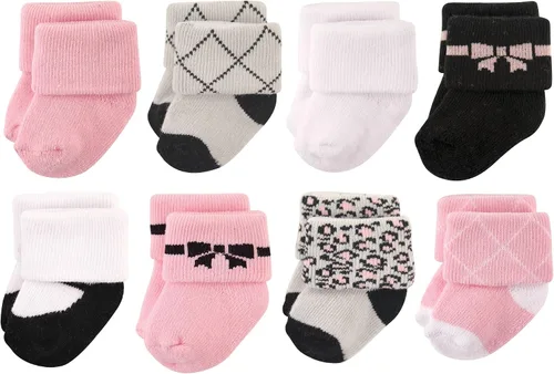 Miniatura 78 de Hudson Baby - Calcetines de algodón para bebés recién nacidos y Terry para niñas bebés