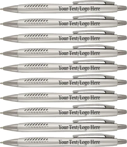 Miniatura 9 de SyPen Bolígrafos personalizados con tu logotipo o texto personalizado, paquete de 300 unidades a granel para negocios, fiestas y eventos, hermosos