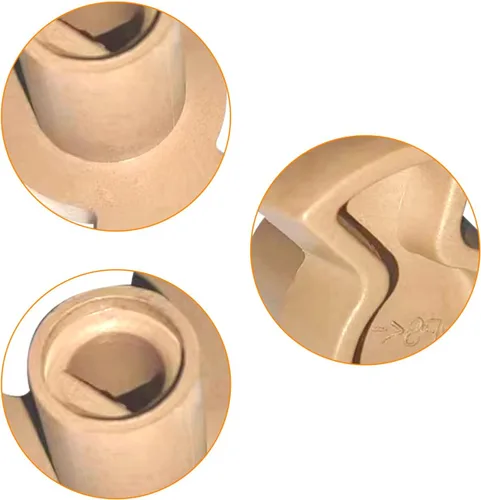 Miniatura 3 de SDTC Tech Acoplador giratorio de microondas con puerto "D", longitud del eje de 0.59 pulgadas, soporte de guía de bandeja de vidrio para horno