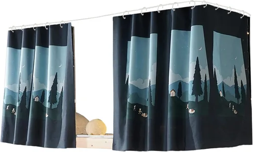Miniatura 26 de Cortinas para litera individual y doble, cortinas de tienda de campaña para cama, tela a prueba de polvo, cortinas de privacidad para debajo