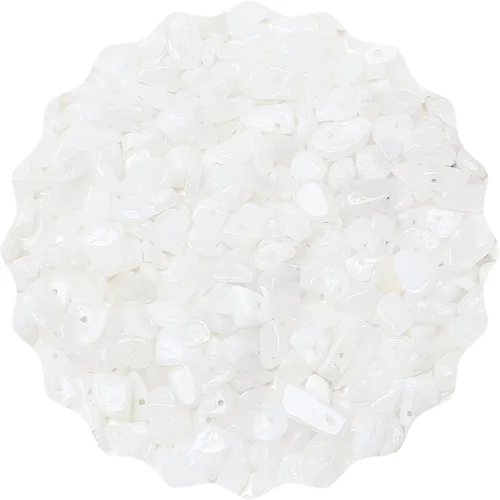 Miniatura 36 de ZHIYUXI 400 cuentas para hacer joyas, cuentas multicolor de 0.197-0.315 in, piedras preciosas de piedra natural, cuentas sueltas irregulares a
