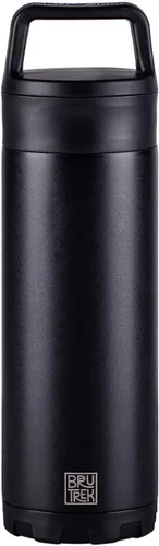 Miniatura 13 de BruTrek ker Bottle – Vaso aislado de acero inoxidable mantiene las bebidas calientes o frías, 2 piezas con tapa para bebidas y verter, reutilizable