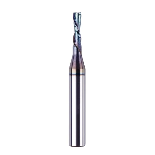 SpeTool Brocas de Enrutador CNC de Corte Descendente de 1/8 Pulgadas Vástago de 1/4 Pulgadas con Recubrimiento de Vida Extra Larga, Fresa de Extremo