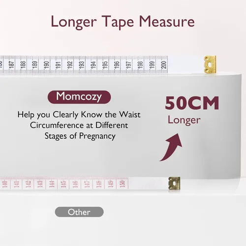 Miniatura 5 de Momcozy Regla de pezón para tamaño de brida, herramienta de medición de silicona suave y flexible para tamaño de extractor de leche, compatible