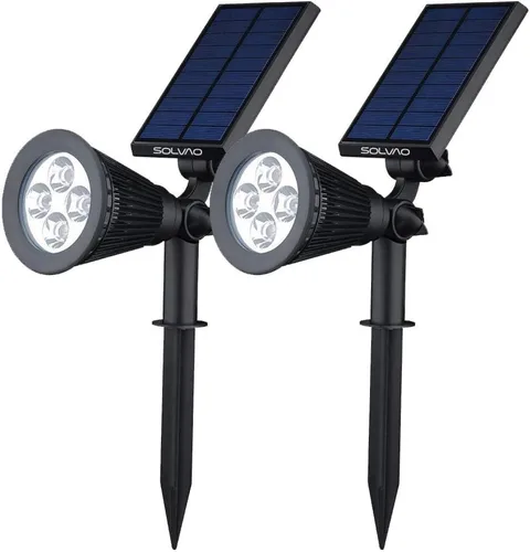 Miniatura 10 de SOLVAO - Paneles de luz solar, Negro, SS40