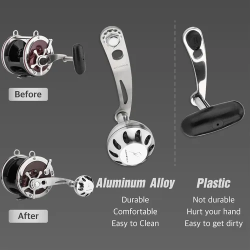 Miniatura 4 de GOMEXUS Power Handle for Penn Special Senator 112H 113H 114H Fishing Reel Crank