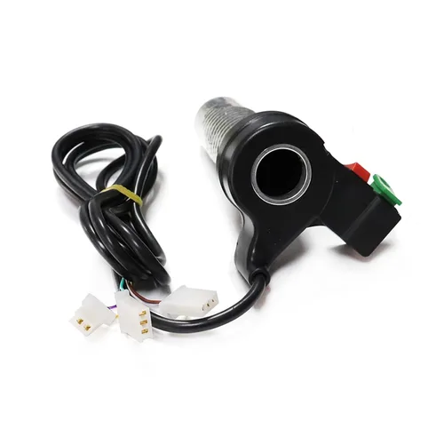 Miniatura 5 de BEUTEE Mango de acelerador universal, interruptor de engranaje de 3 velocidades con bocina de 60 V, piezas de modificación de coche eléctrico
