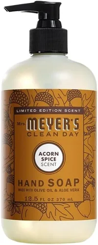 Miniatura 6 de MRS. MEYER'S CLEAN DAY Jabón líquido de manos variedad de temporada, 1 especia de bellota, 1 madre, 1 sidra de manzana, 1 verbena de limón, 1