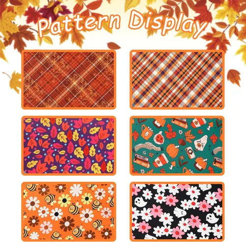 Miniatura 6 de Unique Style Paws Bandanas para perros, 1 unidad, lavables, de algodón, triangular, para otoño, con margaritas de abeja, para perros y gatos