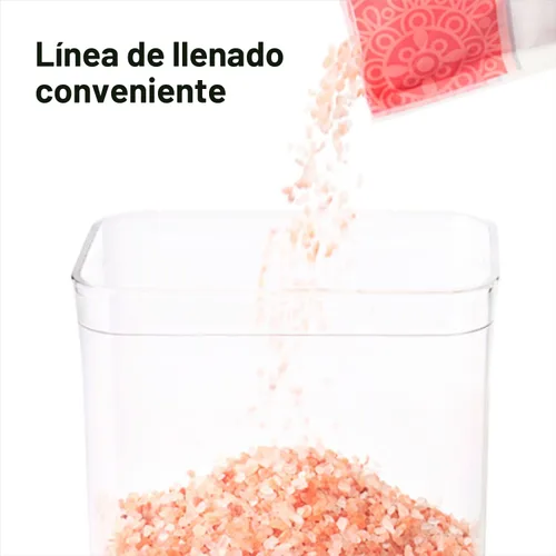 Miniatura 8 de OXO Good Grips - Contenedor POP de 4.4 cuartos de galón/4.2 L, recipientes herméticos para almacenamiento de alimentos Blanco