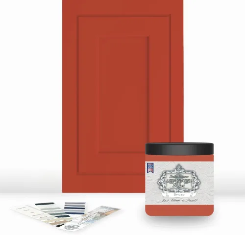 Miniatura 34 de Pintura TODO EN UNO, Abbey (gris cálido), Muestra de 8oz - Pintura duradera para gabinetes y muebles. Imprimación y capa superior incorporadas,