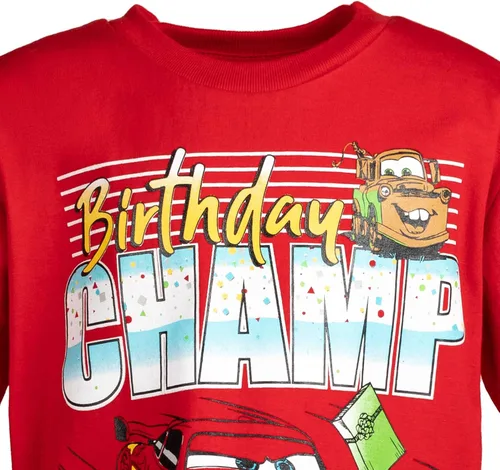 Miniatura 3 de Disney Mickey Mouse Pixar Toy Story Cars Lion King - Camiseta de cumpleaños para niños grandes