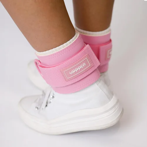 Miniatura 5 de UPPPER Correas de tobillo para máquinas de cable (par) – Accesorio de puño de cable acolchado ajustable para gimnasio, doble anillo en D, calidad