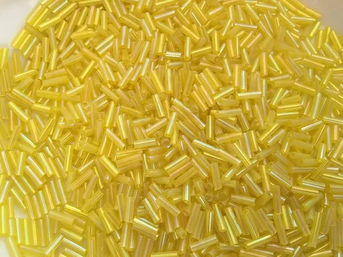 Miniatura 14 de Cuentas de corneta checa 40 gr / 1.4 oz Tubo de vidrio tamaño #3 0.276 in (mezcla surtida)