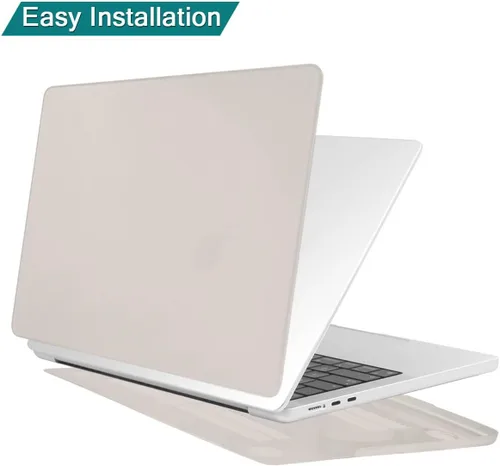 Miniatura 6 de Teryeefi Funda compatible con M3 MacBook Air de 15 pulgadas 2023 2024 versión A3114/A2941, carcasa rígida de plástico con cubierta de teclado