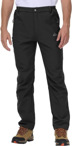 Miniatura 8 de Rdruko Pantalones de nieve de invierno para hombre, impermeables, aislados, de vellón, para esquí, snowboard
