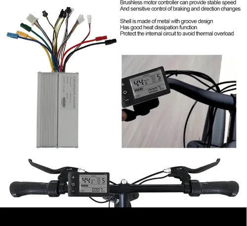 Miniatura 5 de Bnineteenteam 36V/48V 1000W Controlador de motor eléctrico sin escobillas, controlador para scooters eléctricos y eléctricos