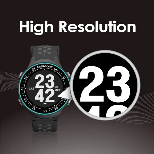 Miniatura 8 de CANMORE TW410G Reloj GPS de golf con seguimiento de pasos, más de 40,000 campos de golf mundiales gratuitos precargados, minimalista y fácil de usar