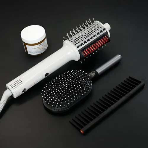 Miniatura 8 de Ellena E1 Secador de pelo + cepillo alisador de cabello de doble modo, cepillo de aire caliente con motor sin escobillas de alta velocidad