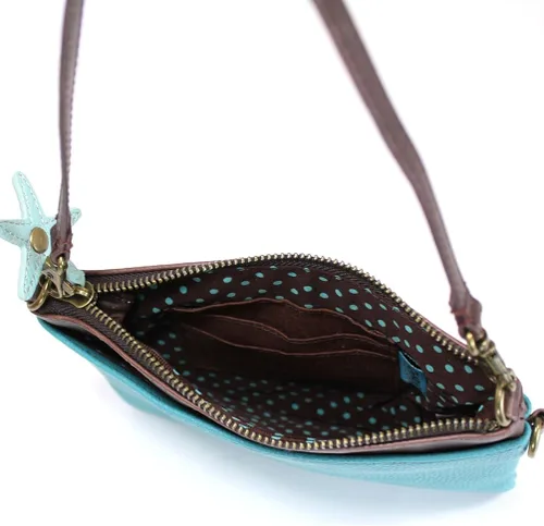 Miniatura 4 de Chala Mini bolso cruzado para teléfono con 2 correas ajustables, Azul