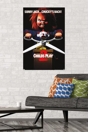 Miniatura 2 de Trends International Child'S Play 2 - Póster de pared de una hoja, 22.375 x 34 pulgadas, versión sin marco