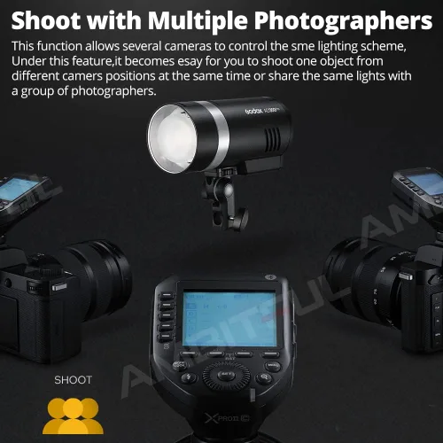 Miniatura 6 de GODOX XproII-C 2.4G TTL Disparador de flash inalámbrico XProIIC Trigger Autoflash 1/8000s HSS Pantalla LCD grande 32 canales 16 grupos de reemplazo