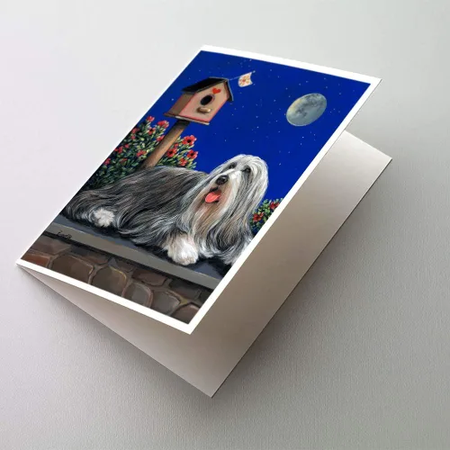 Miniatura 61 de Caroline's Treasures PPP3013GCA7P - Tarjetas de felicitación y sobres para mascotas de Basset Hound Teacher, paquete de 8 tarjetas en blanco