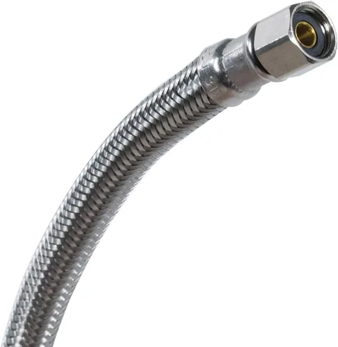 Miniatura 3 de Certified Appliance Accessories Línea de agua para máquina de hielo, 6 pies, núcleo de PVC con acero inoxidable trenzado de alta calidad