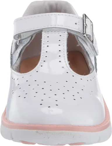 Miniatura 2 de Stride Rite Tenis unisex SRT Nell para niños, Blanco, 4 Wide Toddler