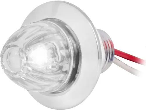 Miniatura 20 de GG Grand General 75390 Mini empuje/tornillo sandía ámbar/ámbar luz LED con tuerca 1 pulgada