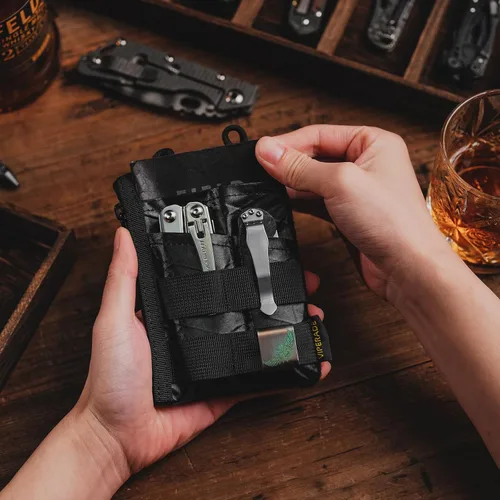 Miniatura 2 de VIPERADE VE18 EDC Bolsa, Organizador de Bolsillo para Hombres, Organizador de Bolsillo EDC, 3 Ranuras con 2 Bolsillos con Cremallera, Bolsa
