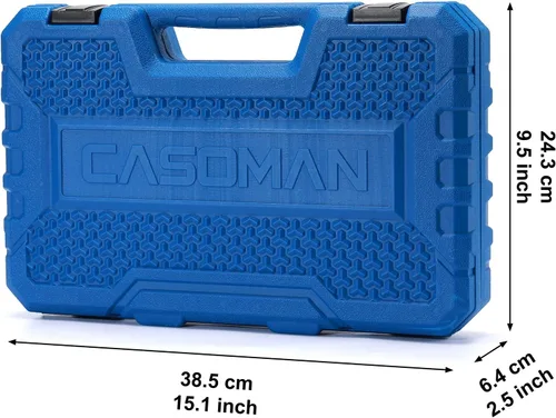 Miniatura 7 de CASOMAN Master Torx Bit Socket y Torx externo juego de 60 piezas, acero S2 y Cr-V, E4-E24, T6-T70, TT6-TT70, TP8-TP60