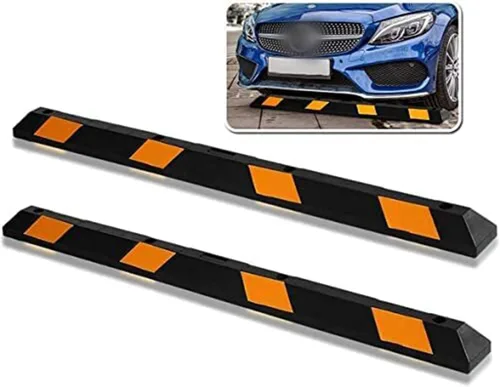 Miniatura 9 de ZONETECH Tope de Estacionamiento de Goma Grande y Resistente – 72" Tope de Rueda para Garaje Automotriz de Calidad Premium Grado Profesional
