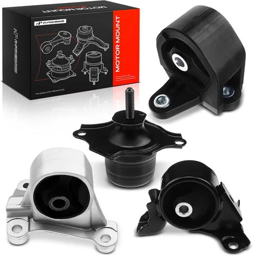 Miniatura 11 de A-Premium Juego de 4 piezas de montaje de puntal de transmisión del motor compatible con Honda Civic 2006 2007 2008 2009 2010 2011 L4 1.8L