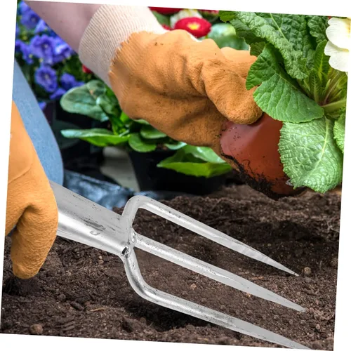 Miniatura 7 de Outanaya Herramienta de pesca de hierro Tenedor multiusos para pesca Jardinería Durable para deshierbar Diseño compacto