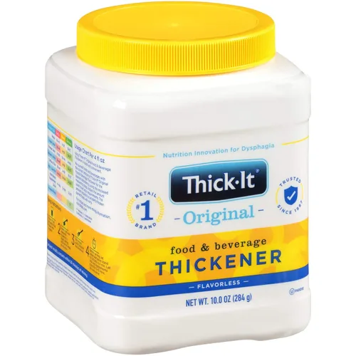 Miniatura 2 de Thick-It Espesante original para alimentos y bebidas, polvo sin sabor para disfagia (IDDSI), ayuda digerible para tragar, fácil de mezclar