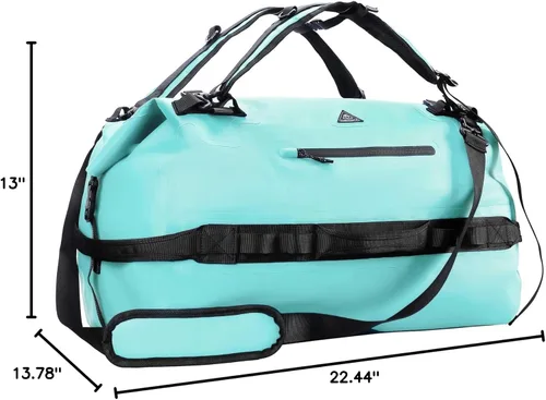 Miniatura 8 de Haimont Mochila Duffel Grande Impermeable con Parte Superior Enrollable, Bolsa Duffel Seca de Servicio Pesado para Navegación, Viajes, Camping