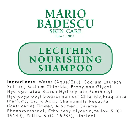 Miniatura 2 de Mario Badescu Champú nutritivo de lecitina Champú hidratante e hidratante para hombres y mujeres con aceite de jojoba y lecitina Ayuda a