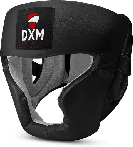 Miniatura 6 de DXM SPORTS Casco de boxeo para entrenamiento de MMA, Sparring Kickboxing, protector de cabeza de seguridad ajustable para Muay Thai, Karate