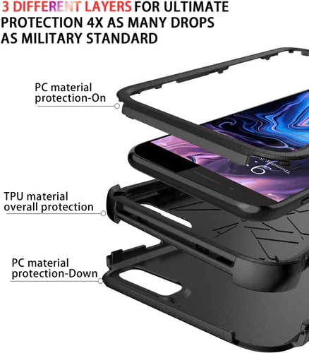 Miniatura 6 de Diverbox Funda [A prueba de golpes] [A prueba de caídas] [A prueba de polvo], Cubierta de protección resistente para teléfono para Apple iPhone 8