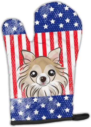 Miniatura 210 de Caroline's Treasures BB4020OVMT Dog House Collection Border Collie - Guante de horno grueso resistente al calor para sartenes calientes y horno