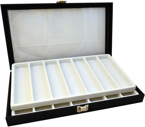 Miniatura 2 de Caja de almacenamiento de cuero organizador para correas y accesorios de Apple Watch