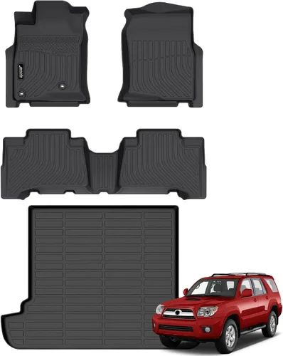 Miniatura 115 de Juego completo de tapetes de auto para todo tipo de clima, revestimiento automotriz para piso y maletero