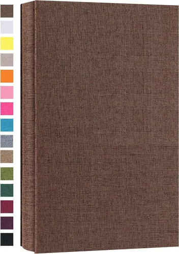 Miniatura 15 de Potricher - Álbum de fotos para 4x6, 300 bolsillos horizontales, cubierta de lino, capacidad pequeña, libro de imágenes para familia, boda, bebé