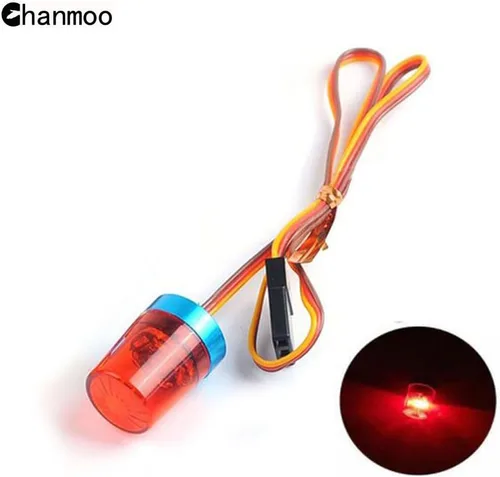 Miniatura 6 de 1/10 1/14 RC Car Led Flash Lights Police OD 9MM multifunción 360 grados giratoria lámpara intermitente para 1:10 RC off road Car 1:14 Tamiya tractor