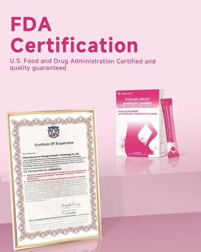 Miniatura 9 de Polvo probiótico para mujeres, más de 100 mil millones de UFC, probióticos en polvo de arándano para la salud vaginal/intestinal/digestiva/inmune