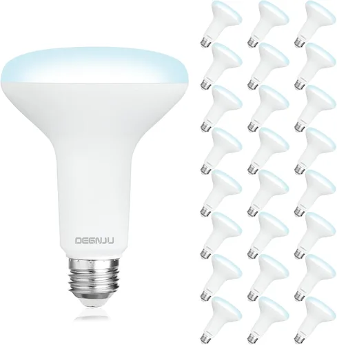 Miniatura 21 de DEGNJU Paquete de 6 bombillas LED empotradas BR30, bombillas de inundación regulables para interiores, CRI80 7 W, equivalente a 65 W, 2700 K, blanco