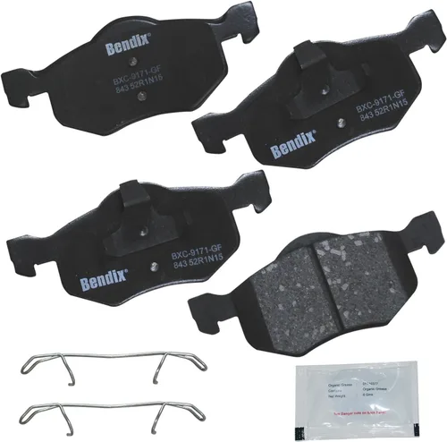 Miniatura 172 de Pastillas de freno delanteras cerámicas Bendix Priority1 CFC2302 para Hyundai Elantra 2021, Sonata 2022-2020, Kia K5 2023-2021