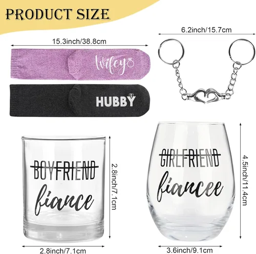 Miniatura 2 de Regalos de compromiso para parejas, regalos de prometido para ella, él recién comprometido, ideas de regalo para mujeres, regalos de compromiso